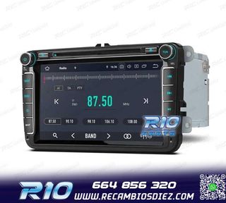 RADIO GPS ANDROID 11 PARA VOLKSWAGEN VW SEAT SKODA CARPLAY F