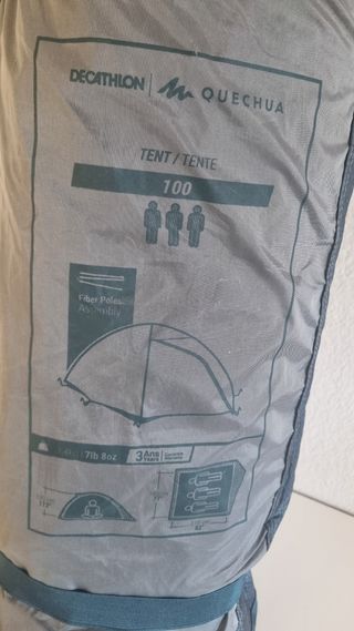 Tienda de campaña 3 personas