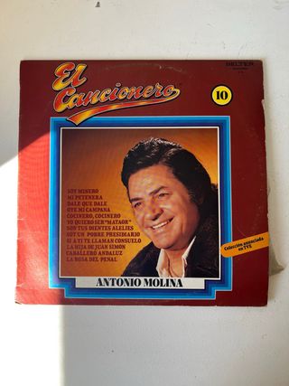Disco de vinilo el Cancionero Antonio Molina