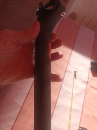 Tija de sillín de carbono de 31x40