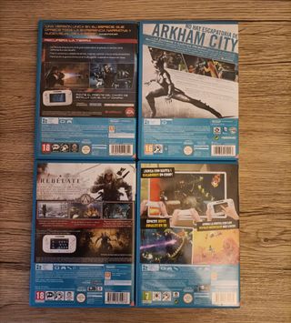 Wii U lote 4 Juegos🇪🇸