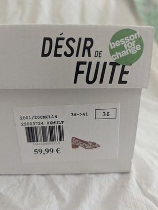Mocasines tacón medio nuevos multicolor