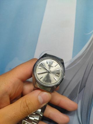 Reloj Seiko Automático Plata y Blanco