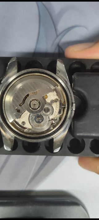 Reloj Seiko Automático Plata y Blanco