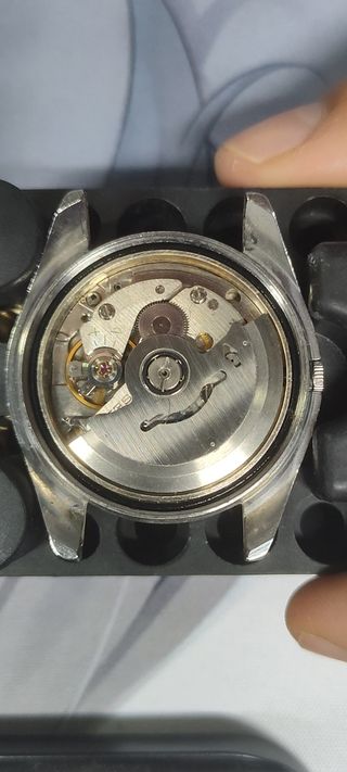 Reloj Seiko Automático Plata y Blanco