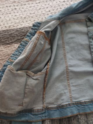 Giubbotto di jeans blu