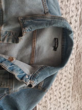 Giubbotto di jeans blu