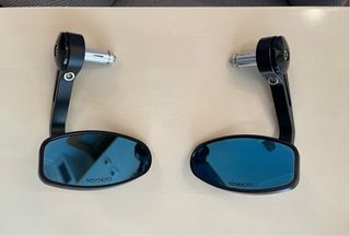 Espejos Retrovisores Ovalados KEMIMOTO Café Racer