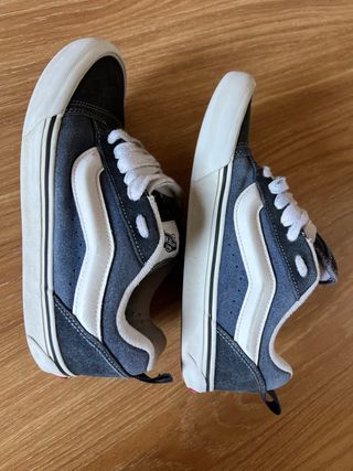 Vans Niño Azul/Blanco