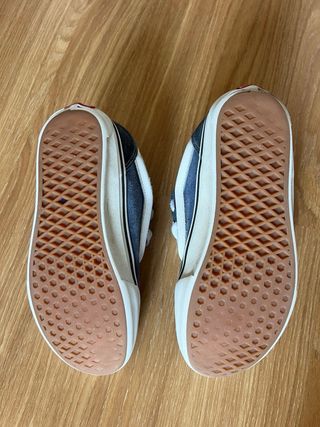 Vans Niño Azul/Blanco