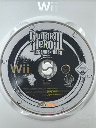 Guitar Hero III + Guitarra, Nintendo Wii