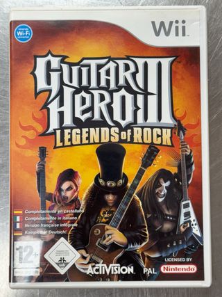 Guitar Hero III + Guitarra, Nintendo Wii