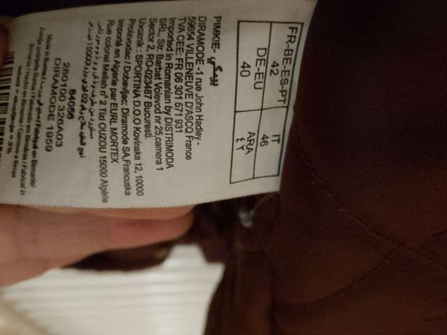 Giacca invernale Primark marrone donna/ragazza