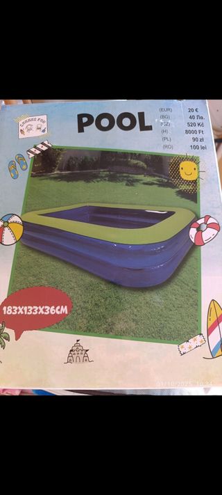 Piscina infantil 183x133x36cm..2 iguales 25€