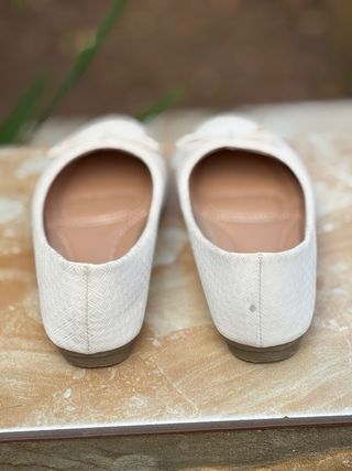 Bailarinas color crema talla 37