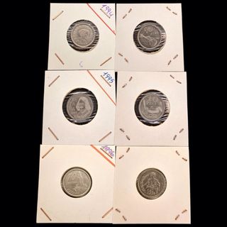 Colección 3 monedas 10 Pesetas España 1994-1996