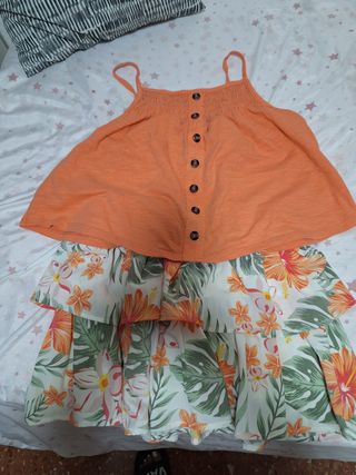 Maleta infantil Tinkerbell y ropa niña de 7 a 10 a