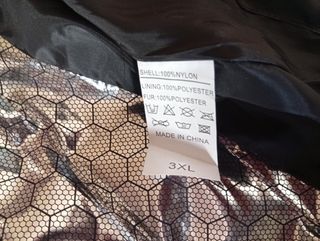 Chaleco térmico negro Talla 3XL