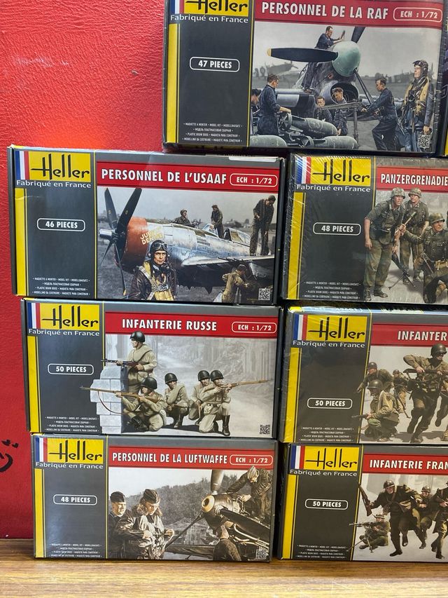 Lote Heller 1:72 Soldados (varios modelos)