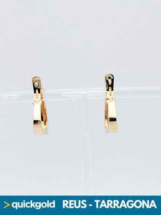 035-04-00670 PENDIENTES ORO DE 18K AROS