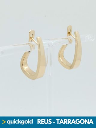 035-04-00670 PENDIENTES ORO DE 18K AROS