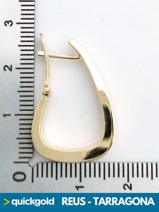 035-04-00670 PENDIENTES ORO DE 18K AROS