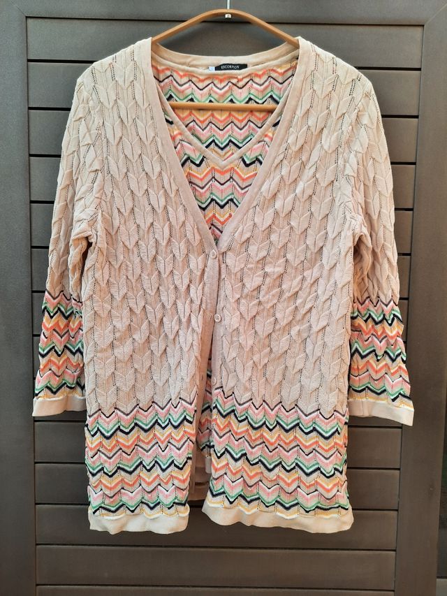 Chaqueta y jersey Escorpion Beige Mult