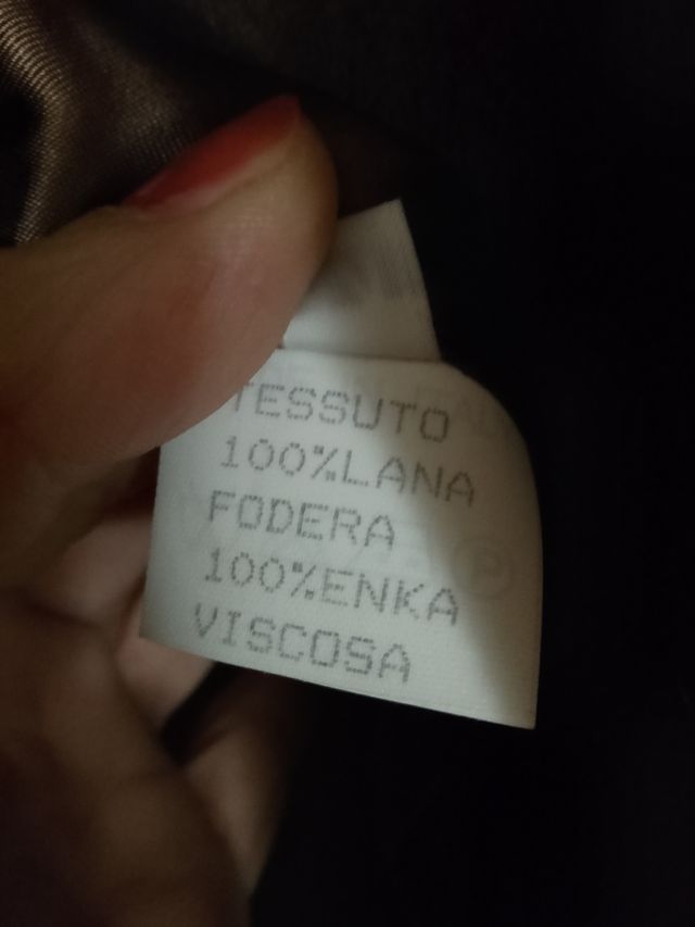 Cappotto Lana Merino Donna Rovere