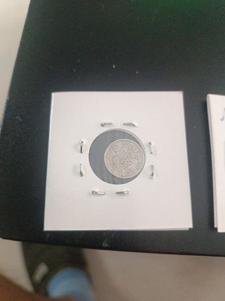 Lote 2 Monedas 1 Real Plata