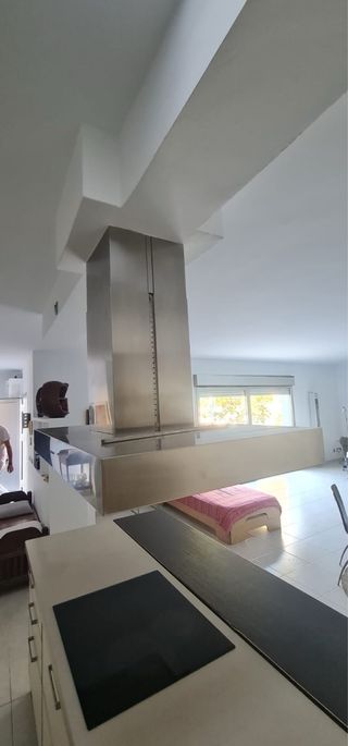 Campana extractora isla