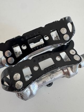 Pedali bici da corsa vintage Gipiemme Sprint