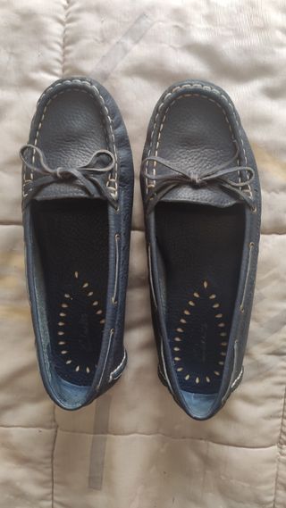 Mocasines Clarks Azul Marino