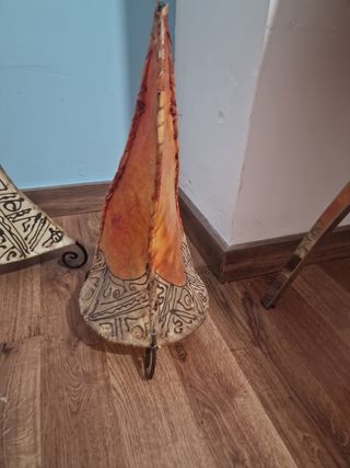 Lámparas Tunecinas Cuero y Metal