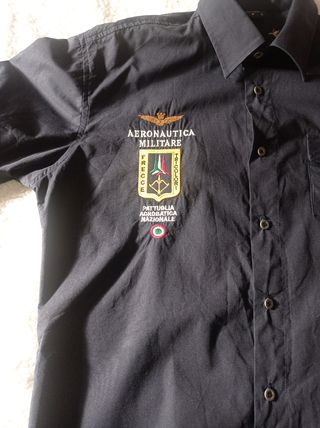 Camisa Aeronáutica Militare Negra