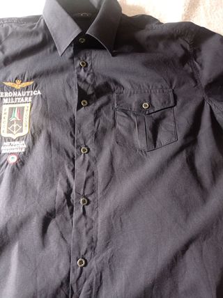 Camisa Aeronáutica Militare Negra