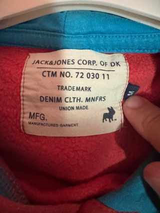 Sudadera Jack & Jones Roja The Original