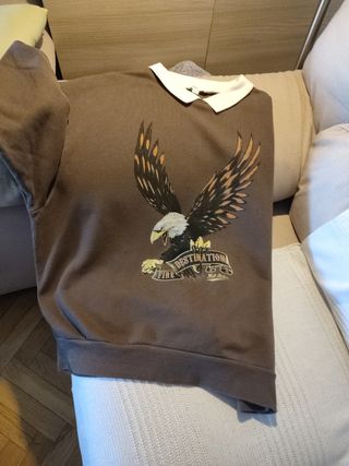 Sudadera Subdued con estampado de águila