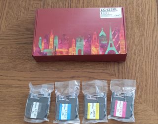 17 Cartuchos Tinta LC123XL COMPATIBLE BROTHER 
