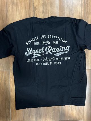 Camiseta Negra Manga Corta