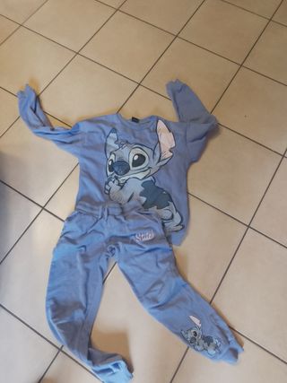Tuta Stitch Bambino Blu 11 anni