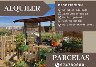 Alquiler Parcelas ,trasteros etc