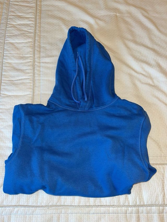 Sudadera azul talla S