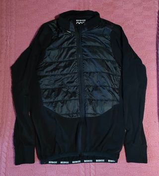 Chaqueta ciclismo ECOON acolchada negra
