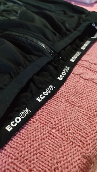 Chaqueta ciclismo ECOON acolchada negra