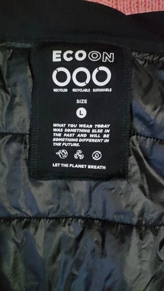 Chaqueta ciclismo ECOON acolchada negra