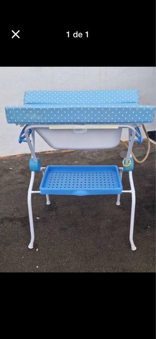Estructura cambiador bebé con bañera