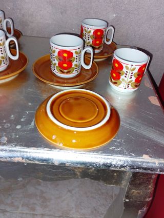 Set 6 Tazzine con Piattino Tognana