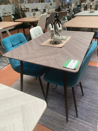 Mesa extensible madera y metal