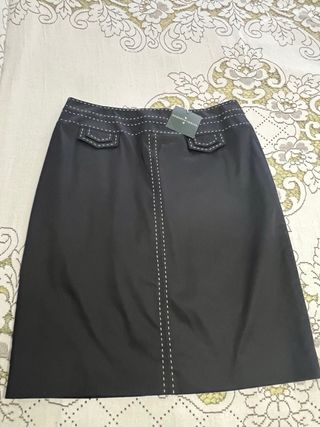 Falda Roberto Verino Negra Nueva
