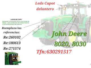 Faros LED John Deere 8020, 8030, 8R